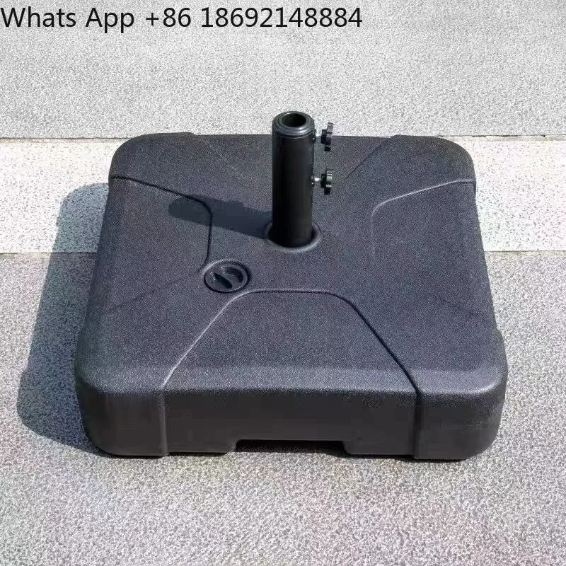 Sun umbrella large water injection sand injection 40kg square base UV protection sun protection umbrella base