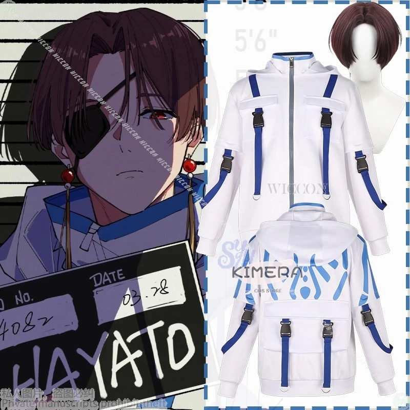 

Anime Wind Breaker Cosplay Keel Shingo Natori Takeru Kongo Shyu Kirishima Costume Hoodie Blue White Punk Y2k Fashion Halloween