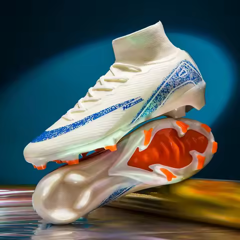 Professional Men Society Cleats Soccer Shoes Original Indoor Football Field Boots TF/FG Fast Football Shoes Grass Training Match