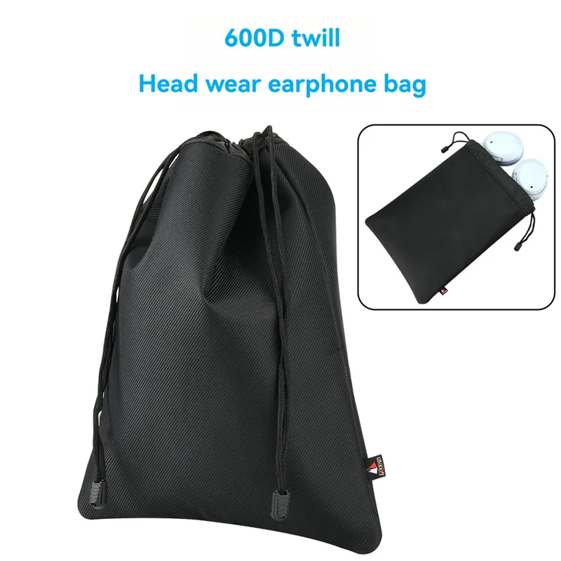 

TXESIGN Universal Storage Bag Headphone Drawstring Bag For Max Earphone Protective Case Headphone Organizer