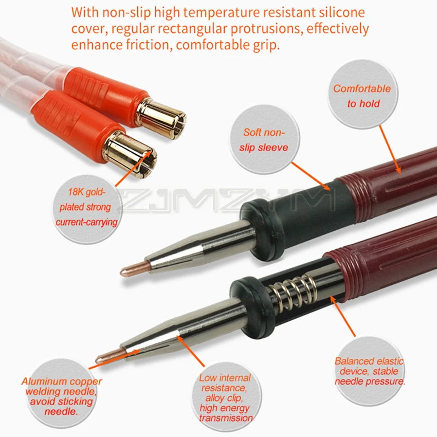 SUNKKO 75A Spot Welding Pen 25/35 Square Cable Can Be Selected It Can Be Used For 811A 801H Spot Welding Machine 75A Welding Pen