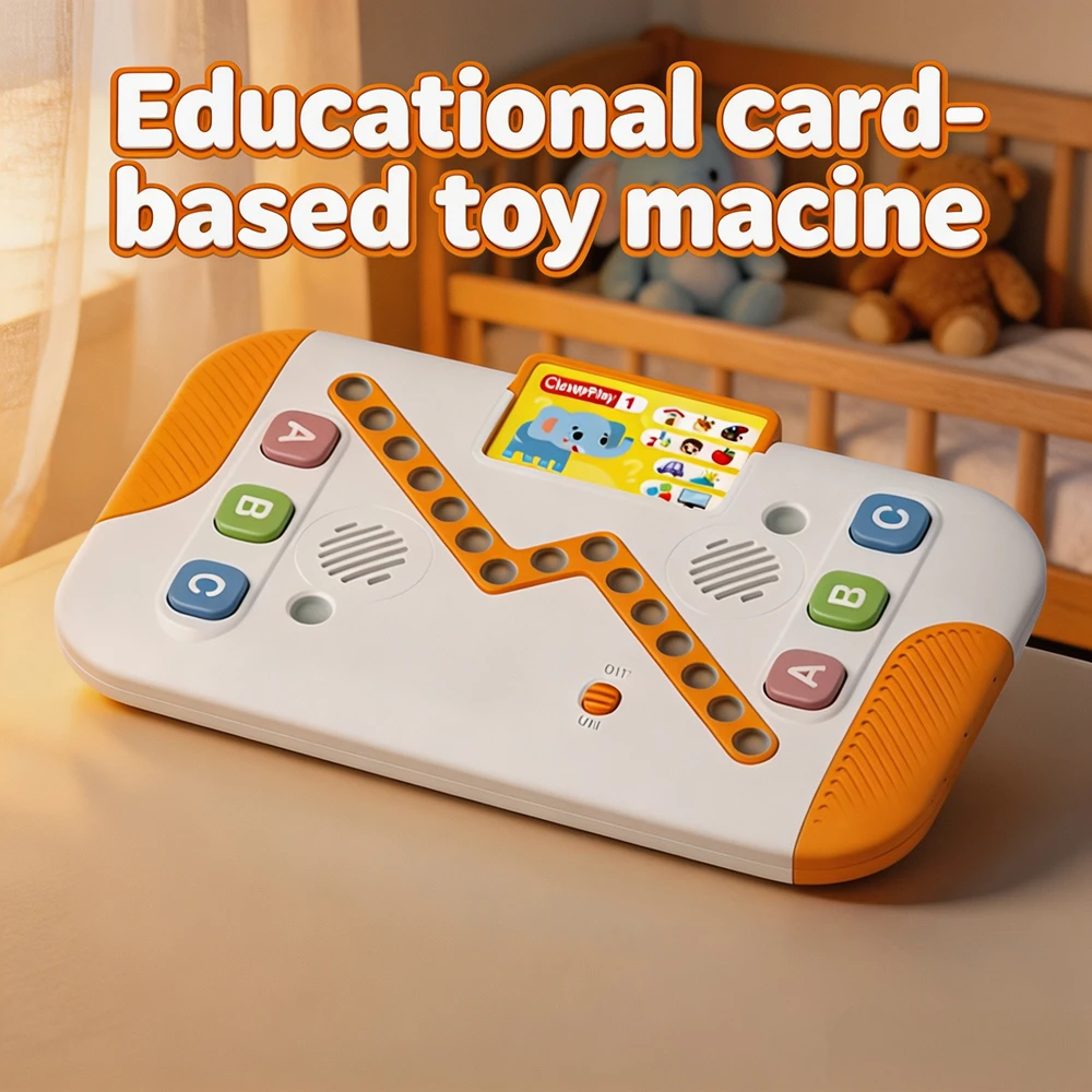Interactive Story Player Cassette Shaped Early Learning Machine Quick Response Educational Toy Fun Preschool Learning Play Set