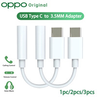 Original Oppo Usb Type C To 3.5 MM Jack Usbc 3 5 Headphone Adapter For Reno 8 Pro 6 Realme GT 2 Vivo X80 Tipo C Jack Audio Cable