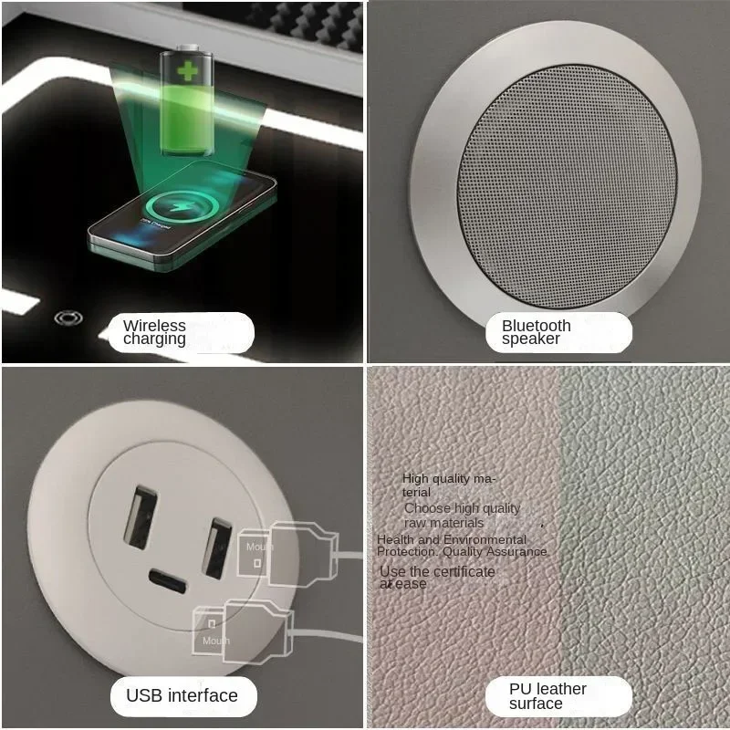 Für Möbel Light Wireless Charging Audio Nordic Technology Smart Home Nachttisch