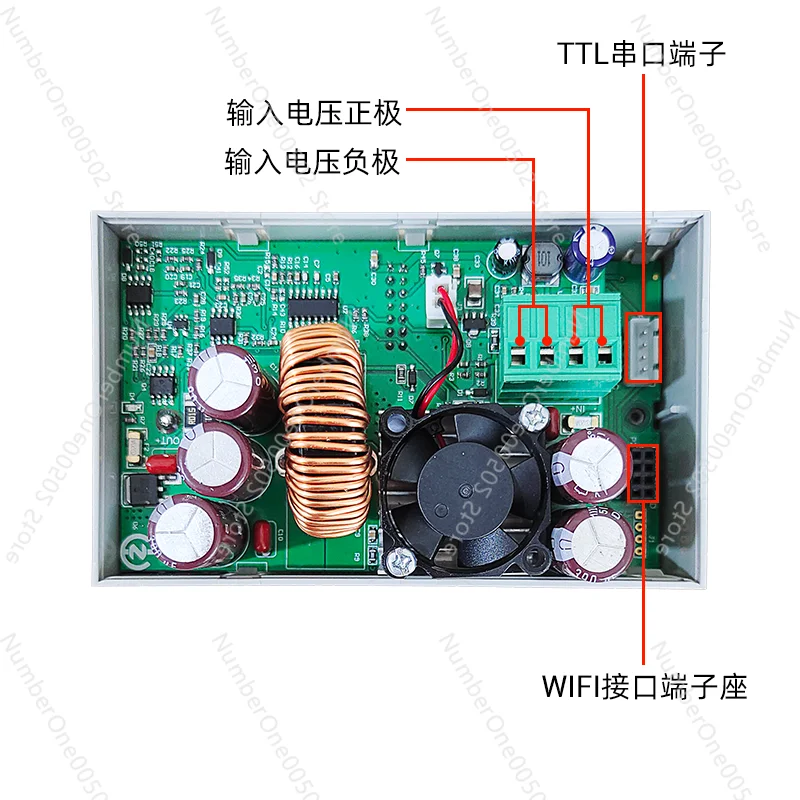 WZ6012 high power adjustable numerical control DC power supply step-down charging module 60V12A