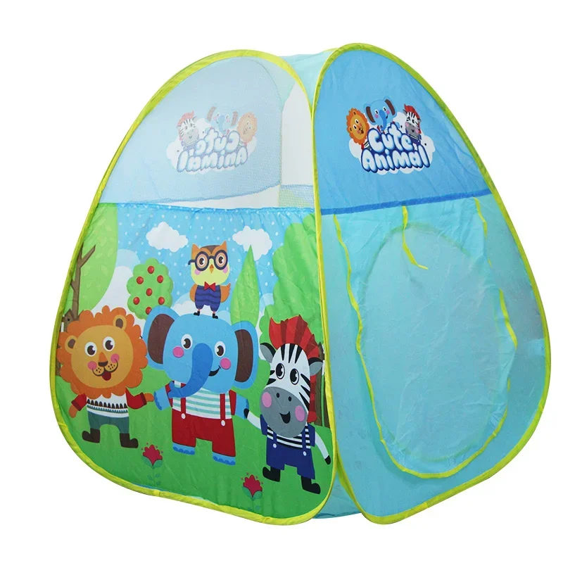 Praia crianças dos desenhos animados jogar tenda do bebê dobrável casa de jogo ao ar livre indoor crianças atividade casa teepee presente aniversário