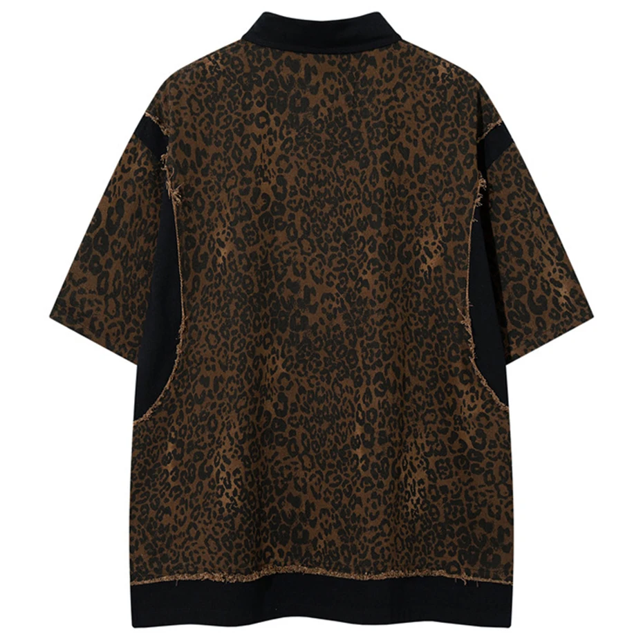Y2K Vintage Loose Oversized Men's T-shirt Harajuku Streetwear Hip Hop Ripped Washed Tshirts Casual Tee Tops