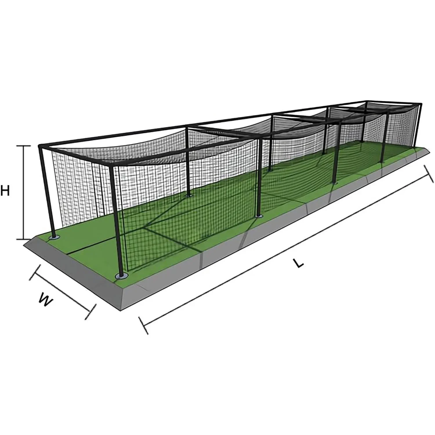 Cricket Practice Net Cricket Net for Cricket Setup Perfect Batting and Bowling Practice