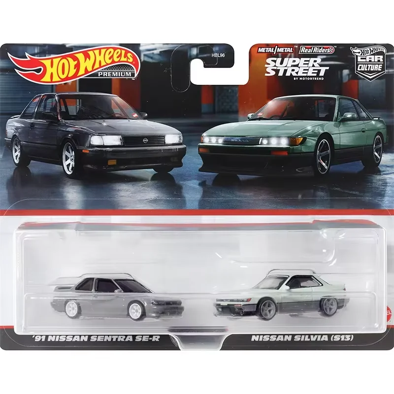 Hot Wheels Car Model HW Car Culture Series Beloved Dual Car Series Cars Model Nissan Ford Models Room Decoration Birthday Gift