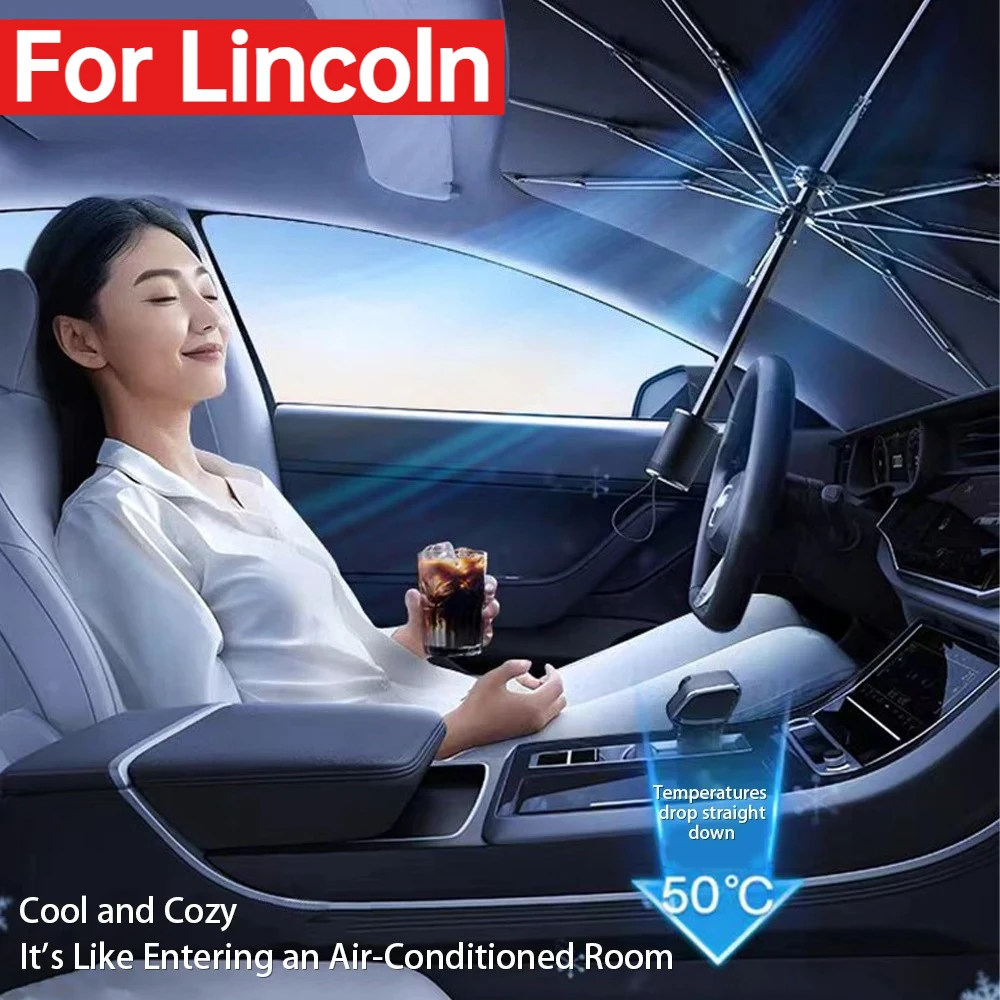 For Lincoln Z Corsair Aviator Nautilus MKZ Continental Windshield Sunshade Anti-UV Heat Insulation Interior Accessories