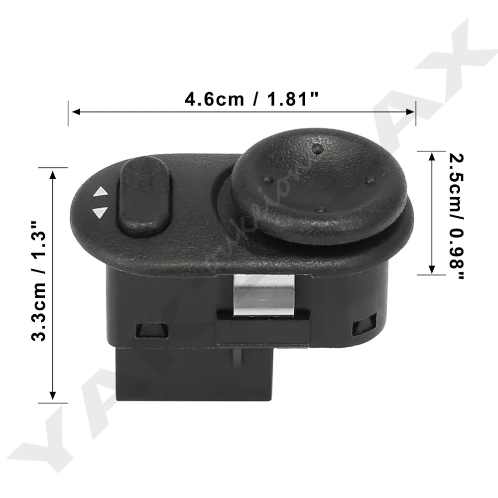 Side Mirror Rear View Mirror Switch Adjust Control Knob Button Part 9226863 for Vauxhall Astra-G Opel Zafira Corsa Vectra Meriva