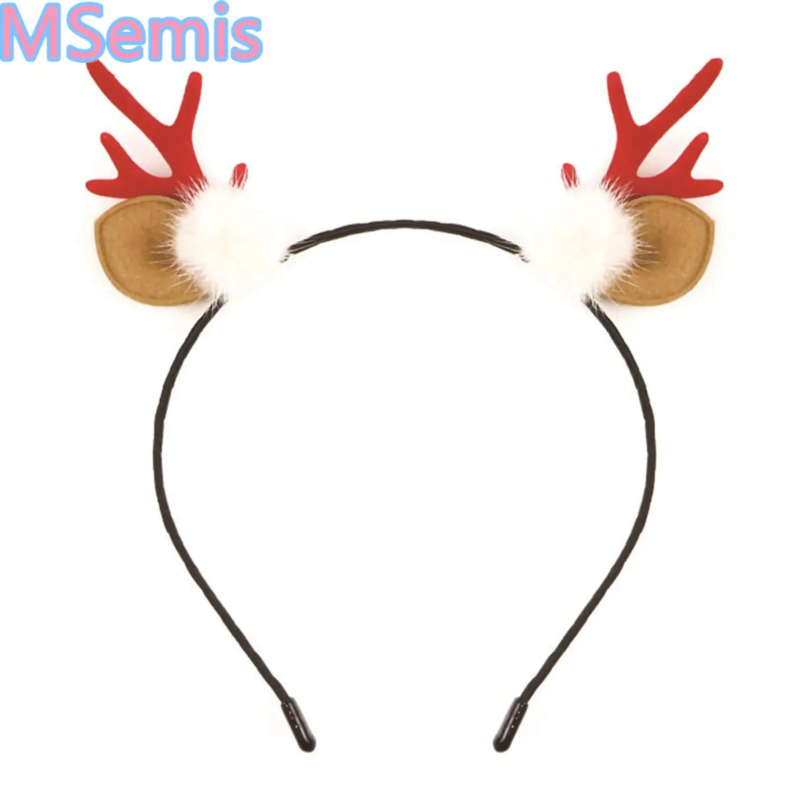

Cute Deer Ears Headband Halloween Headband Hair Accessories Reindeer Antlers for Parties Deer Antlers Costume