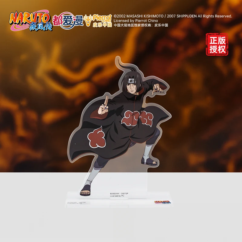 Op voorraad Echte Japanse Anime Naruto Anime Xiao-serie Acryl Staande Kaart Sasuke Itachi Verjaardag Verrassingsgeschenken Speelgoed