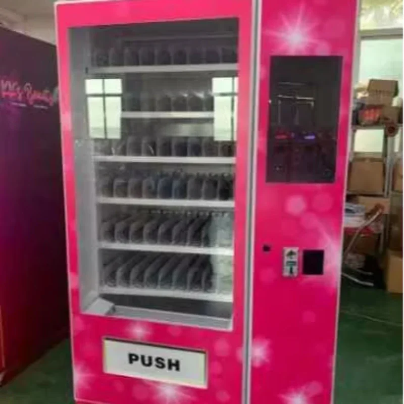 Shopping mall girl beauty makeup stand vending machine