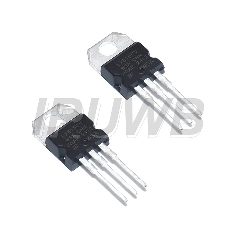 10 Uds TO-220 regulador de voltaje de Transistor LM7805 L7805CV/L7806/7808/7809/7812/7815/7818/7824