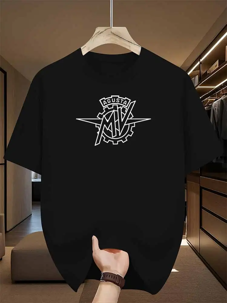 

Мужская футболка Mv Agusta, 100% полиэфирное волокно, легко чистящаяся спортивная одежда, подходящая для фитнеса, повседневная одежда, европейский размер