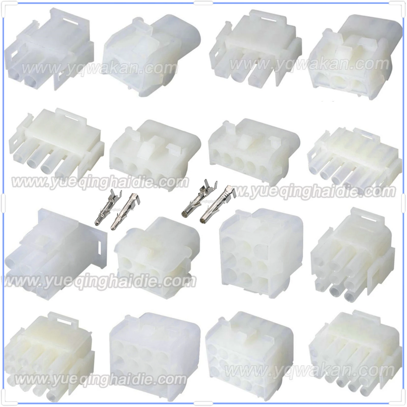 

2/3/4/5/6/9/12/15 Pin Connector Waterproof 2.1mm Series Male Female Connectors Electrical Wiring Harness Housing Cable Plug