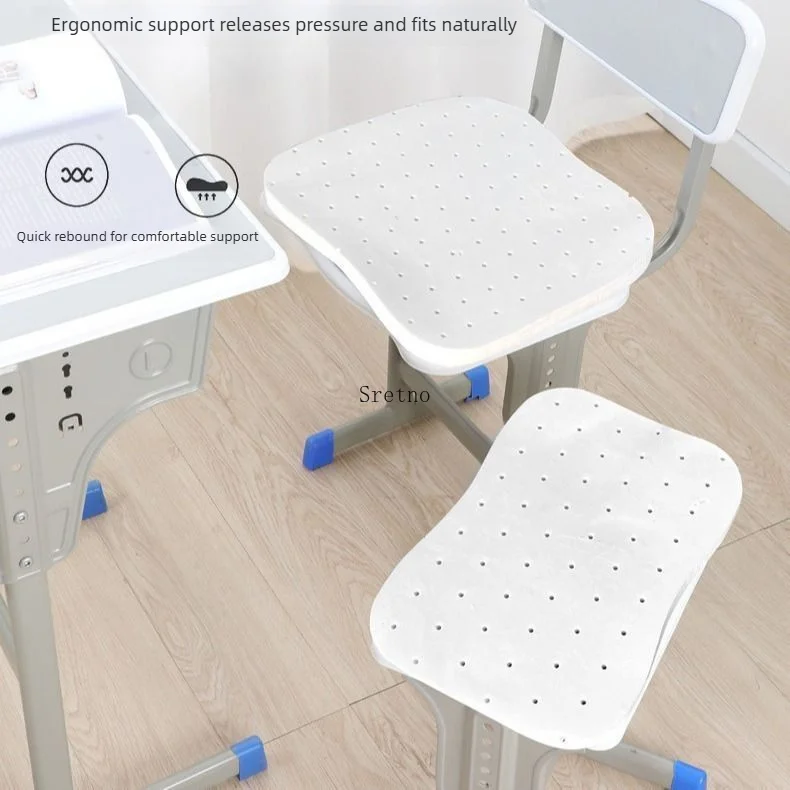 Natural Latex Seat Cushion Specially Designed for The Buttocks, Thickened Butt Cushion, Breathable Summer Student Stool Cushions