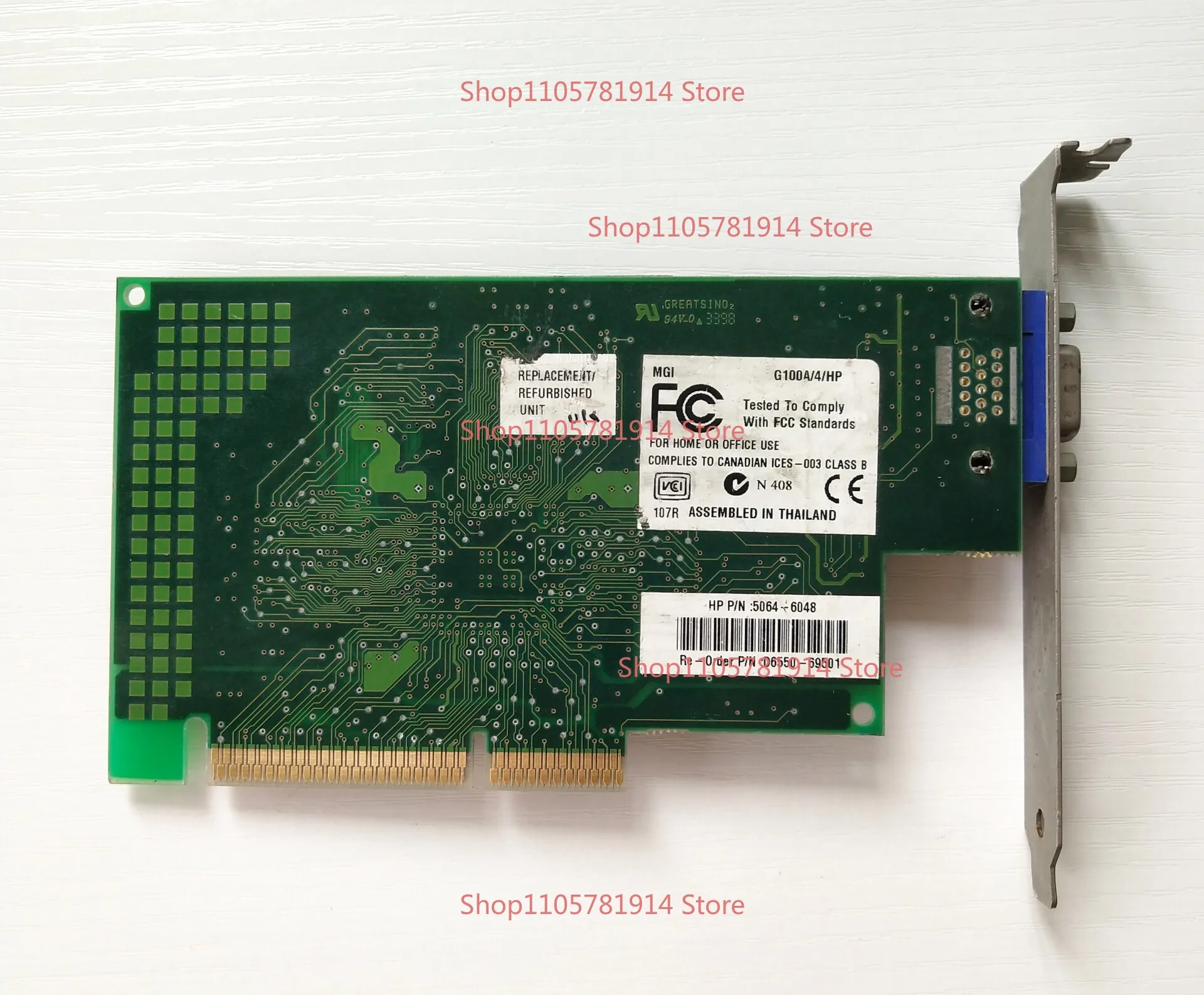 For MATROX 790-01 MGA-G100A-E AGP Graphics Card 4M Graphics Memory MGI G100A/4/HP Computer Graphics Card