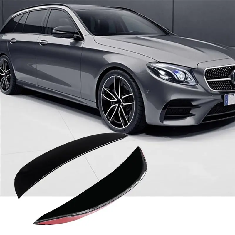 Bumper Splitter Side Vent Flap Fin Cover For E Class W213 C238 E200 E300 E350 AMG 2016-2019