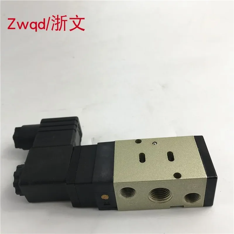 Elettrovalvola 1PC for Solenoid Valve 4V210-08F AC220V DC24V Two Position Four Way Plate Veneer Reversing Butterfly Valve Pneumatica — dettaglio 4