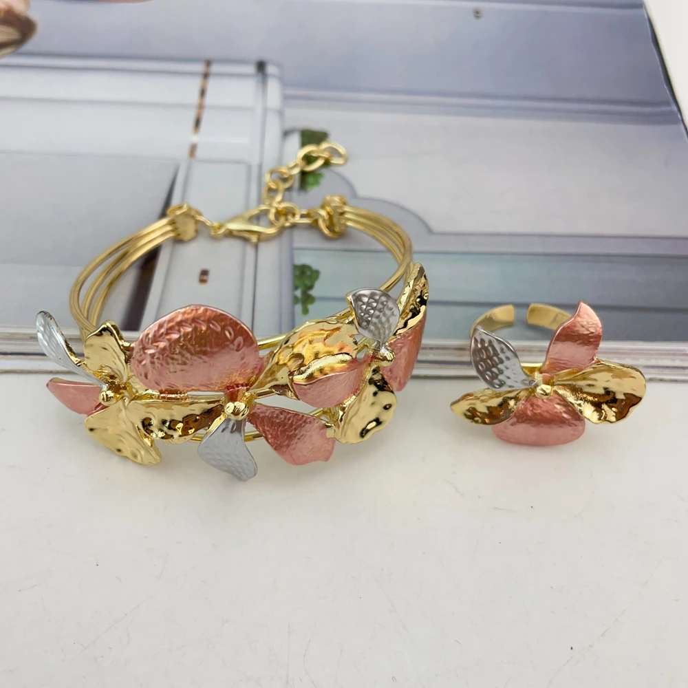 Latest Brazilian Exquisite Handmade Beautiful Necklace Wedding Party Accessories Fashion Women Jewelry Set FHK23572