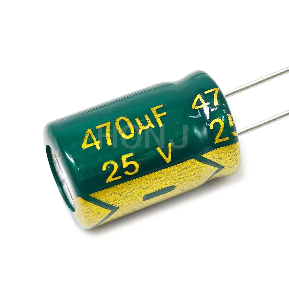 20PCS 25V470uf Aluminum Electrolytic Capacitor 470uf25v 25v 470uf 25wv 470mf 25vdc 470MFD 25v470mf 470mf25v 8x12mm ±20%