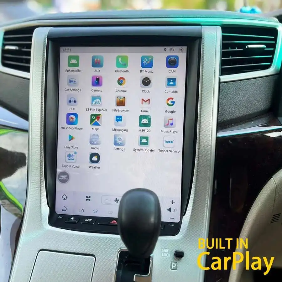 Android For TOYOTA Alphard 20 Series Vellfire 2008 -2014 Car Radio IPS SCREEN Autoradio Wireless Carplay Auto Multimedia DSP AHD