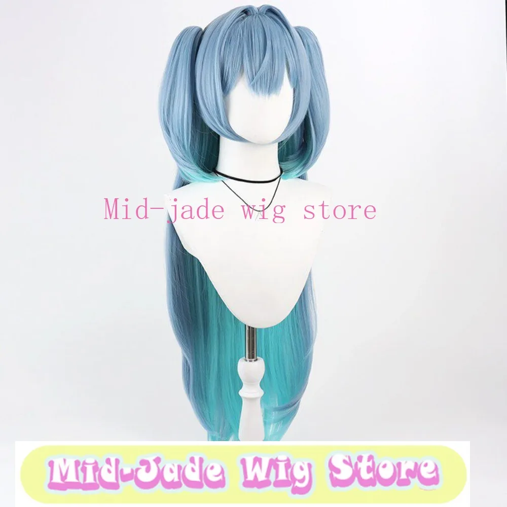 Cosplay Wig Two-tone Detachable Twin Ponytails for Commander Assistant Cosplay