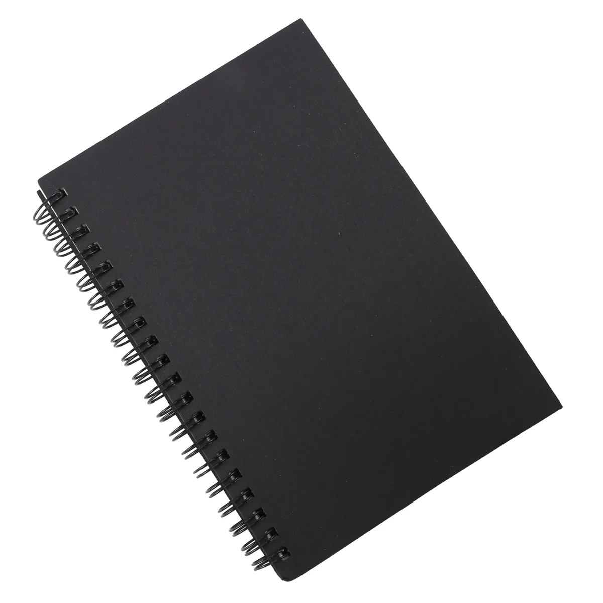 Retro Kraft Coil Sketch Sketchbooks Blank Notebook Notebook School Stationery（Black and White）