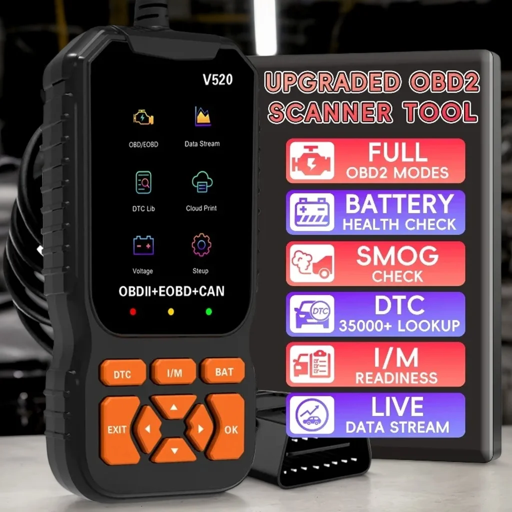 

Автомобильный сканер OBD2 — профессиональный диагностический инструмент для чтения кодов неисправностей и проверки выпусков света двигателя