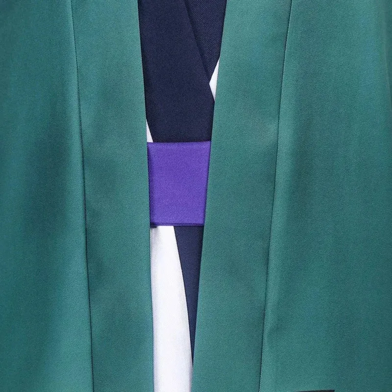 YI01 Wano Country Zoro Juurou Cosplay niños fantasía cinturón capa Anime una pieza de Cosplay disfraz niño juego de rol Jk8 * @