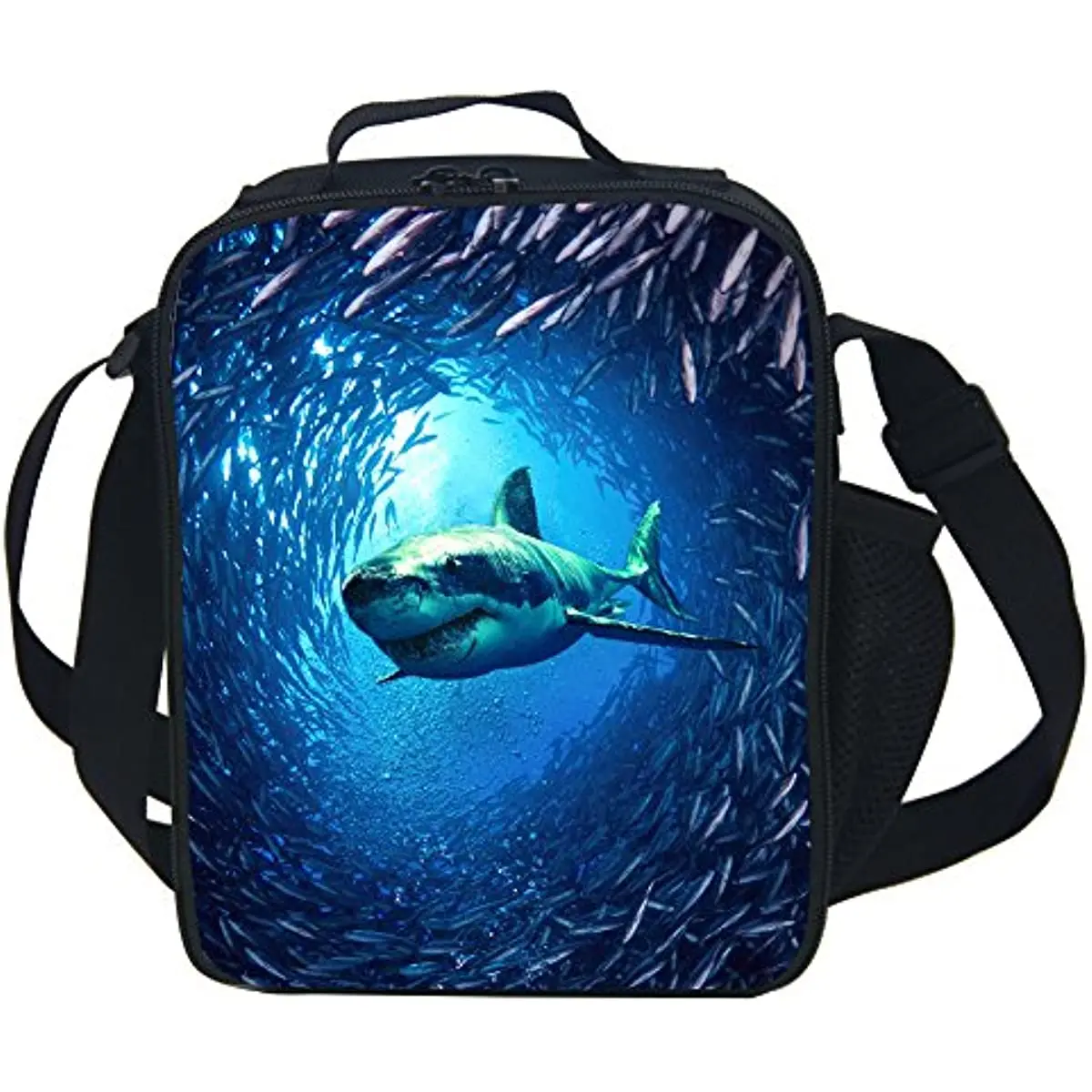 Animal Lovers Shark Insulated Lunch Box Cooler Bag Tote con Lunch Bag for Men Boys Kids Outdoor Shcool Picnic Work Lunch