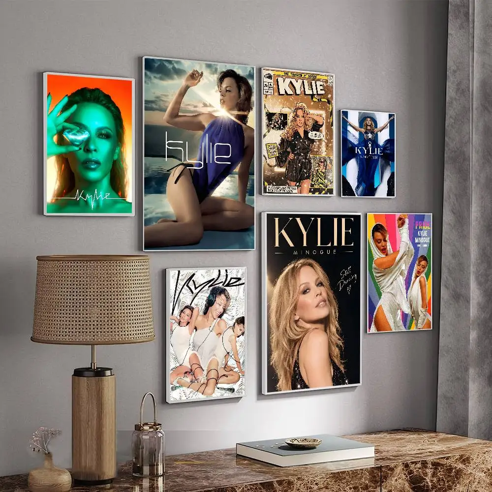 Goddess vocalist kylie Singer Classic Vintage Posters Vintage Room Home Bar Cafe Decor Nordic Home Decor