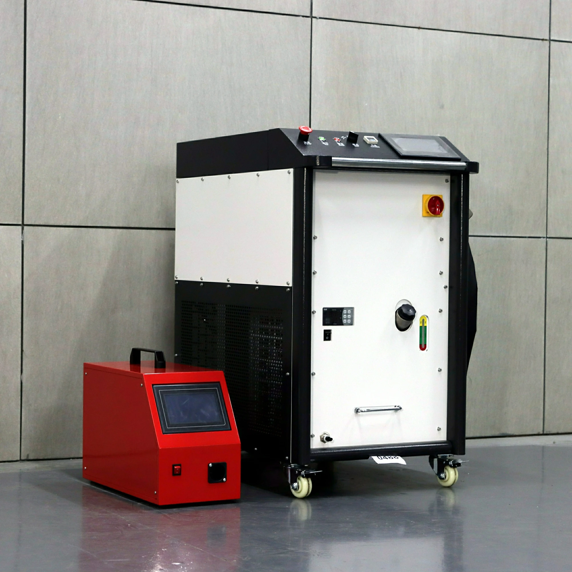 Hans Yueming   1000w Portable Handheld Metal Paint Derusting   Cleaning Machine