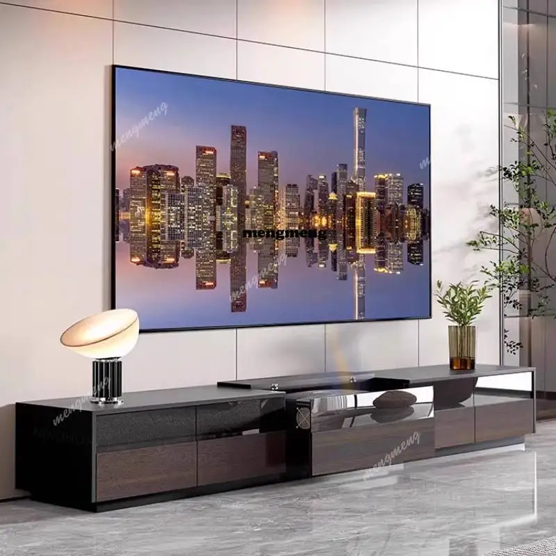 

Light luxury high-end laser TV special cabinet Electric telescopic table Projector Smart TV cabinet Floor cabinet