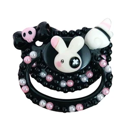 2024 New Style DDLG Adult Pacifier Lovely Big Size Silicone Adult Pacifier Adult Paci  Bunny Naughty Baby  For abdl For Girl