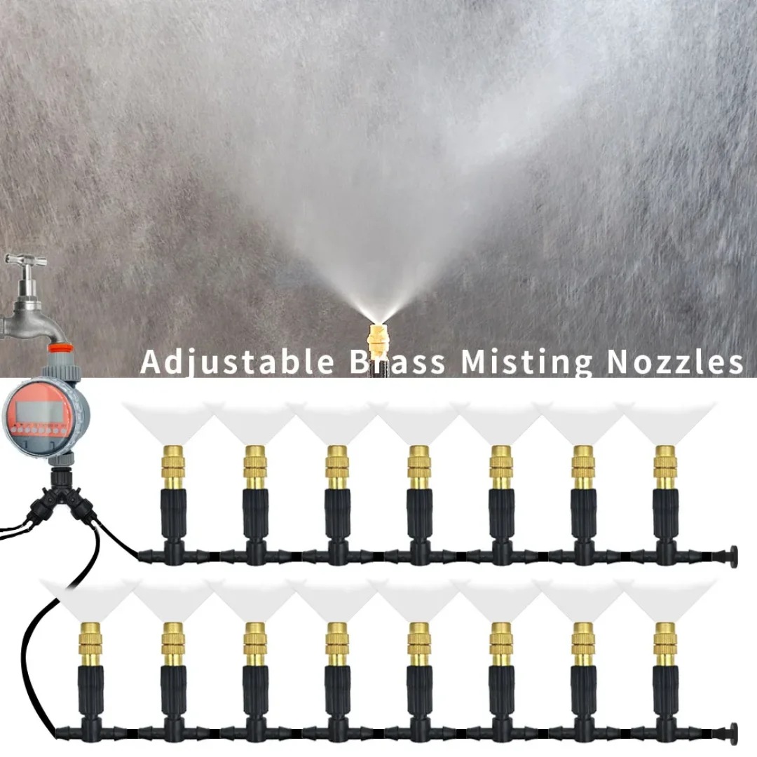 5M-30M Outdoor Misting Cooling - Mist Cooling System Outdoor Patio 15M recension och pris