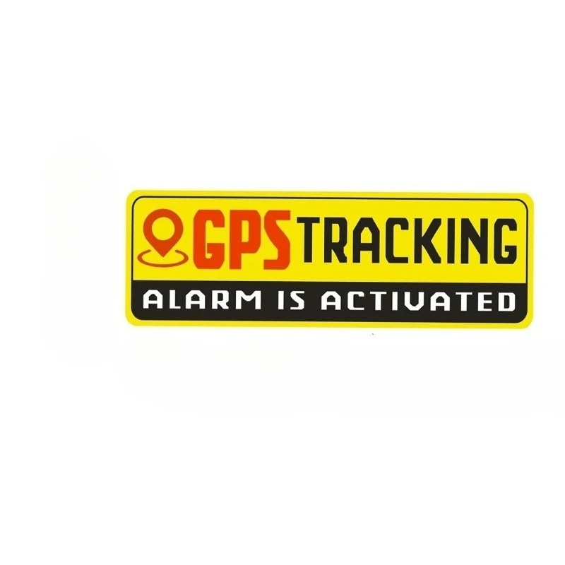 

Car Stickers GPS Tracking Sticker Self Adhesive GPS Tracker Alarm is Activated 15cm PVC KK