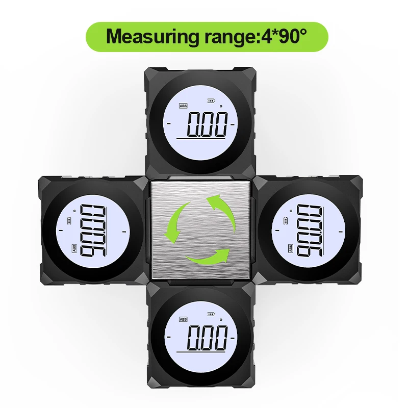 Electronic Protractor Digital Angle Meter Angle Measure Tools Contact Angle Measurement Mini Digital Inclinometer