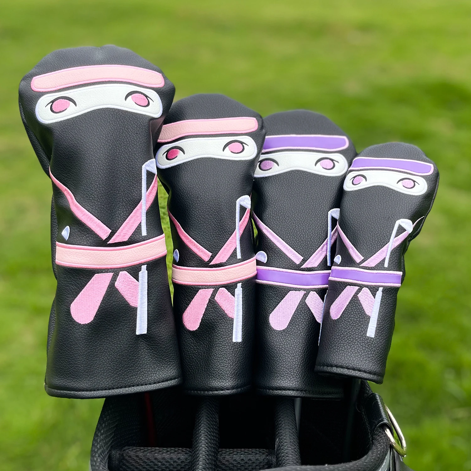 1PC Masked Hero Design Style Golf Club Covers for Driver, Fairway, Hybrids - Head Covers for Golf Clubs, Golf Head Covers