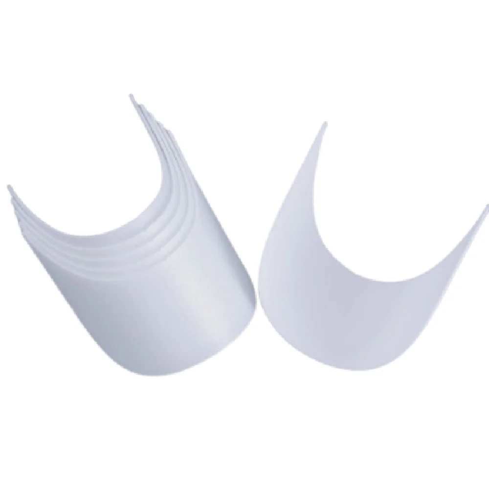 20Pcs DIY Baseball Cap Brim Peaked Removable Easy Insert Hat Brim Inserts Plastic Practical Cap Brim Replacement Children Caps