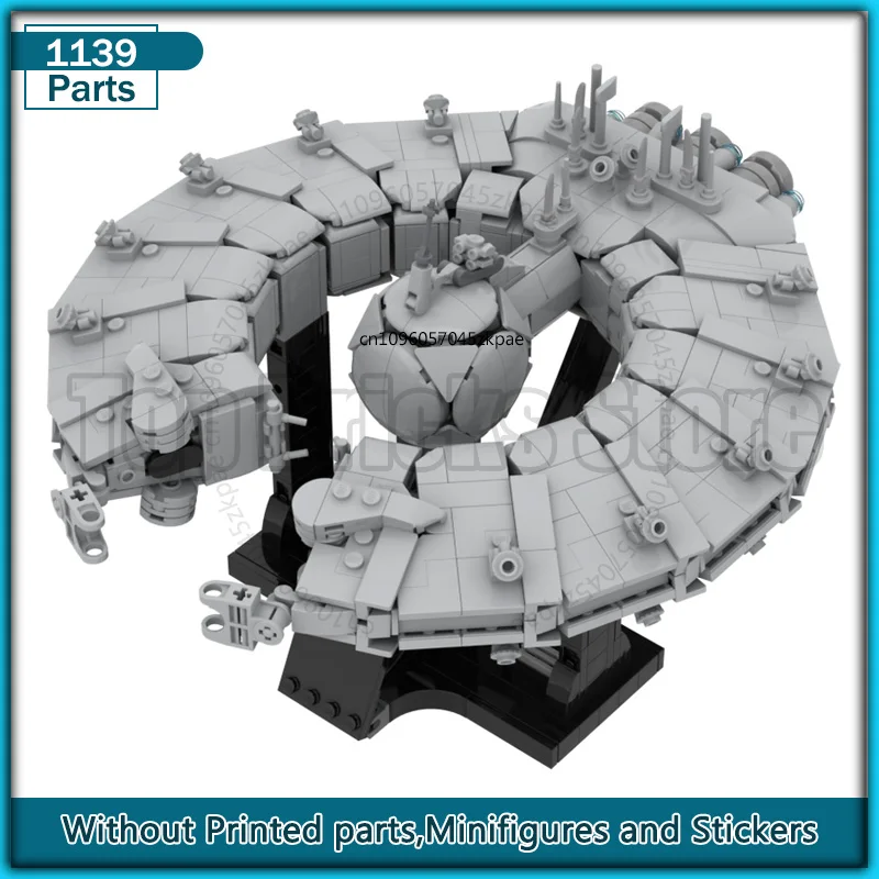Battlecruiser nave espacial MOC tecnología de bloques de construcción ladrillos modelo conjuntos DIY juguetes de montaje regalos de navidad transporte de aviones