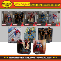 Original McFarlane Toys Marvel Spider-Man/Cyclops/Daredevil/Storm/Captain America 1:10th Scale Posed Figure Model Toy Gifts