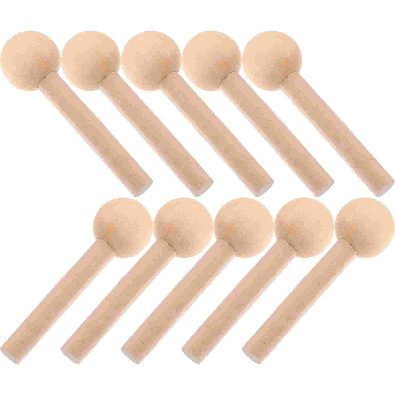 10 Pcs Hook Matchstick Hole Board Wood Pegboard Pegs Hooks for Wooden Nail Hanging