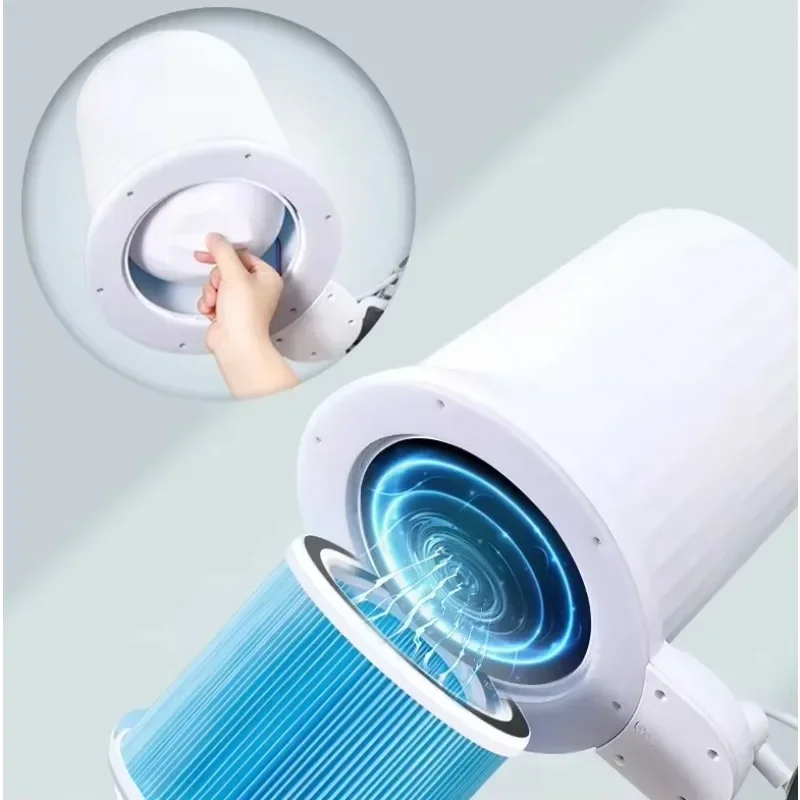 2026 Best Seller Professional Nail Dust Machine 55W Strong Suction Vacuum Cleaner For Nails Collect Nail Dust