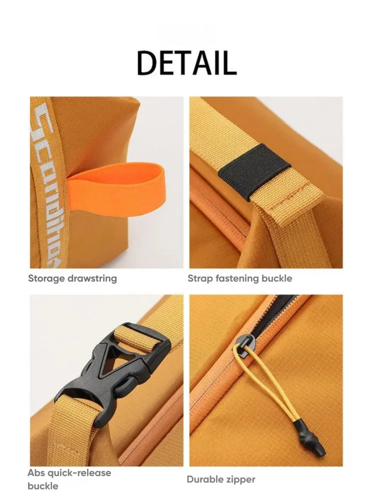 Tragbare Lunchtasche für Damen, isoliert, Thermo-Lunchbox, Kühler, Handtasche, Lebensmitteltasche, Träger für Büro, Schule, Reisen, Picknick – Detail 7