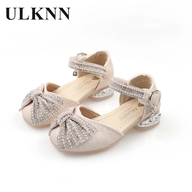 

Girls' Shoes Princess Shoes 2024 Autumn Children's Glass Shoes Soft Soled Girls Fashion All-match Leather Shoe