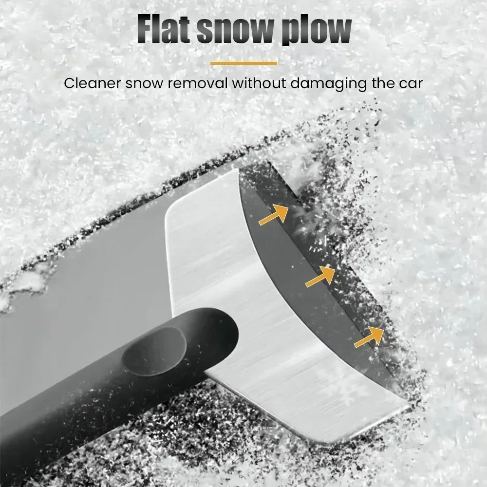 Car Ice Scraper Snow Removal Shovels Windshield Glass Defrost Removal Automotive Winter Stainless Steel Cars Accessories