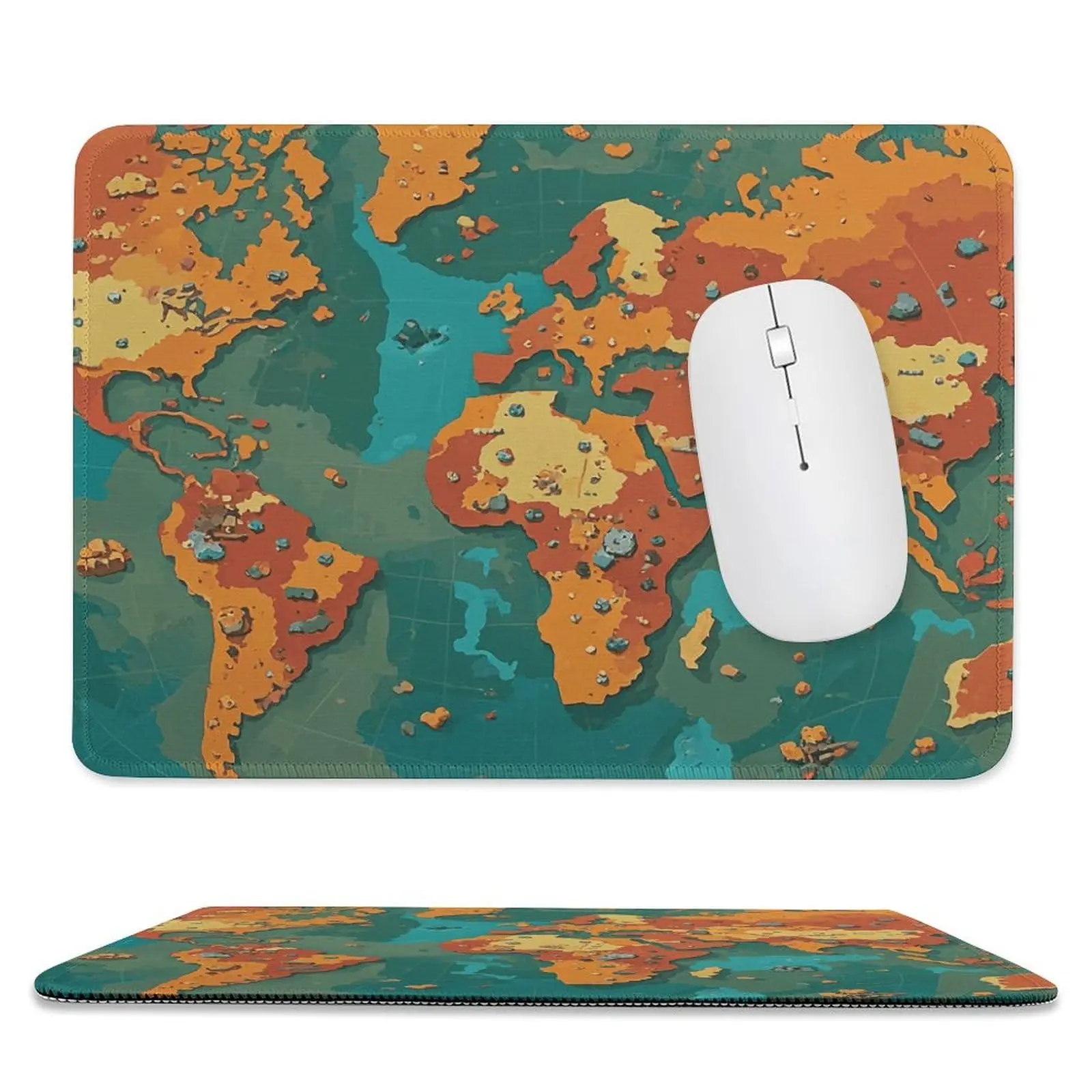 High Quality Classic Map Printing Gaming Mousepad Gamer Mouse Mat Keyboard Mats Desk Pad Mousepads 22x18cm For Computer
